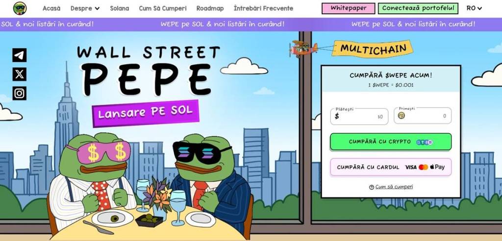 WEPE (Wall Street Pepe) Meme Culture Meets Utility