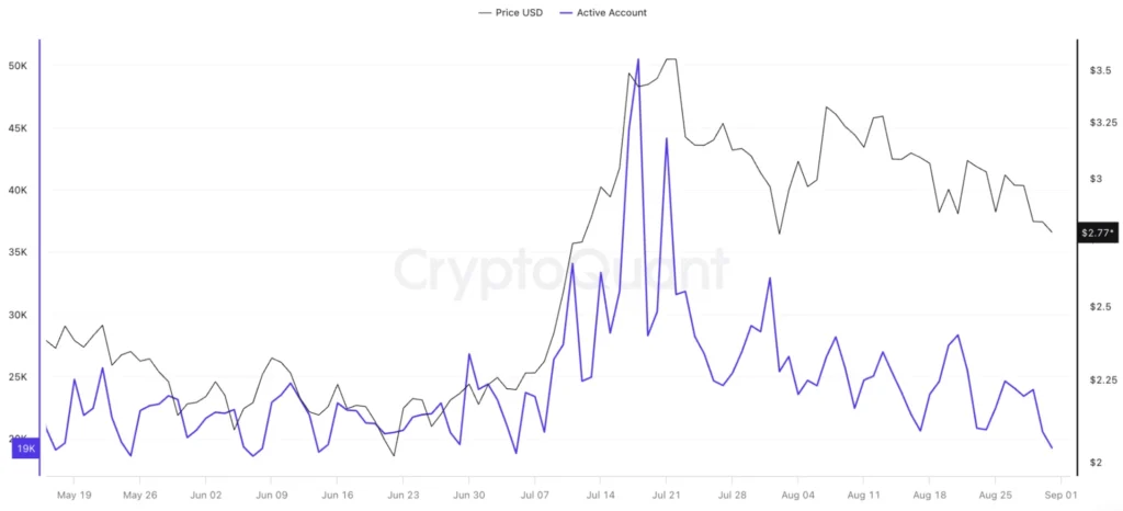XRPの指標が示す勢い低下