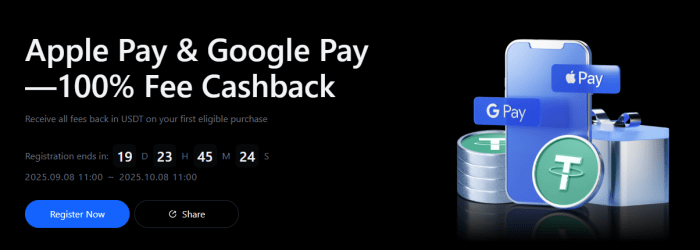 Apple Pay Google Pay Cashback