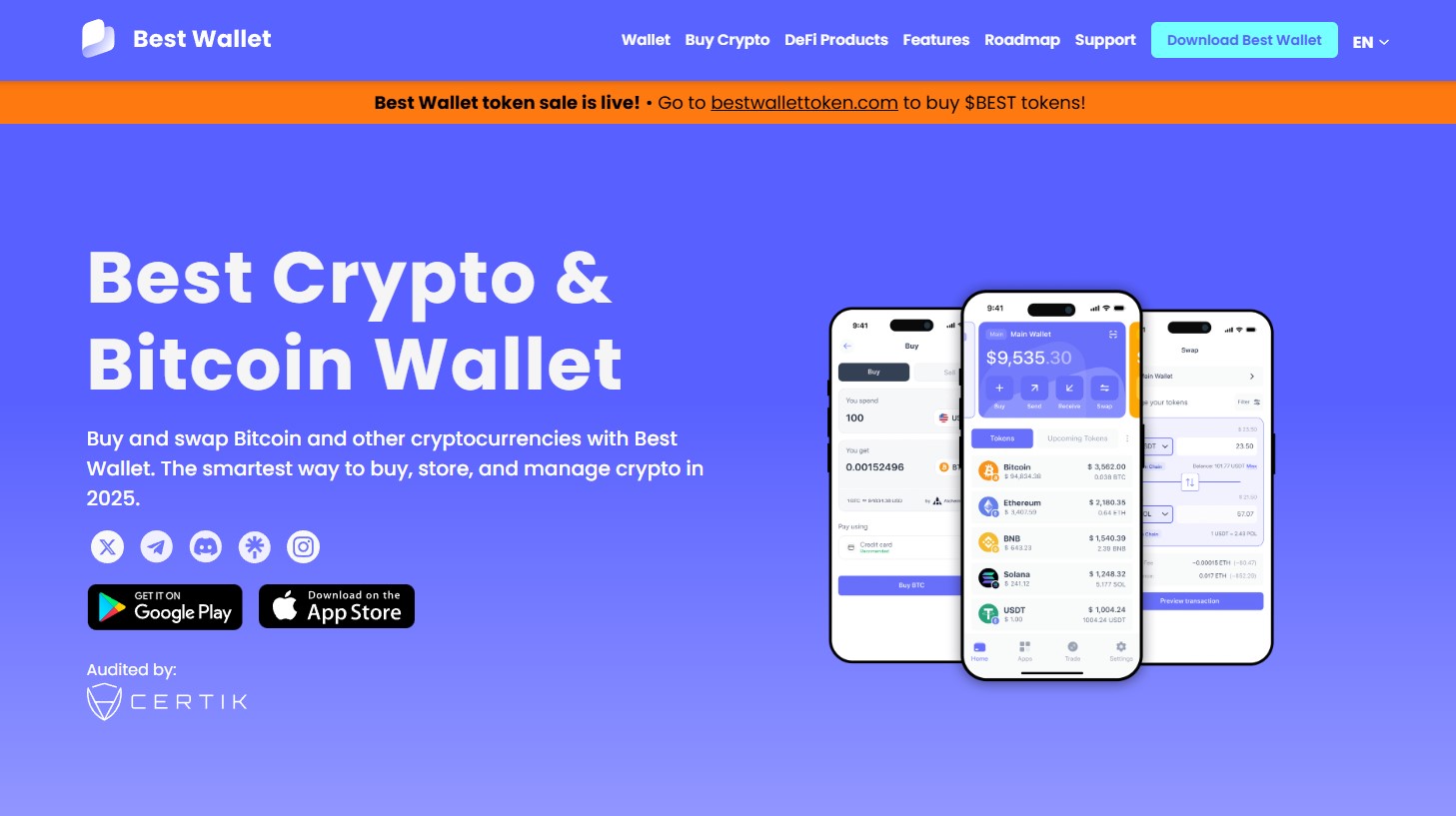 1. Registracija Best Wallet platformoje ir piniginės sukūrimas