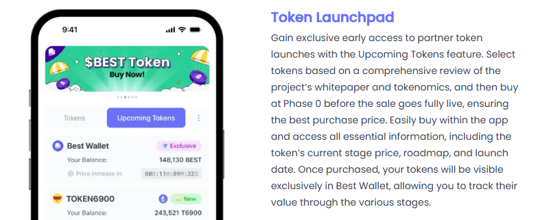 Swift-Turns-to-Blockchain-Nutzen-Best-Wallet Bester Brieftaschen -Token Launchpad.