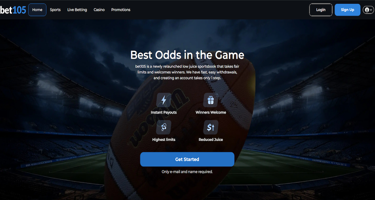 Bet105 – Straightforward sportsbook known for competitive odds and fast payouts