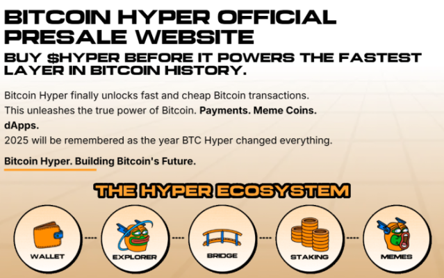 Bitcoin Hyper presale benefits. 