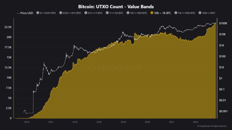 Bitcoin Supply Flows From Giants To Mid-Sized Holders – Details