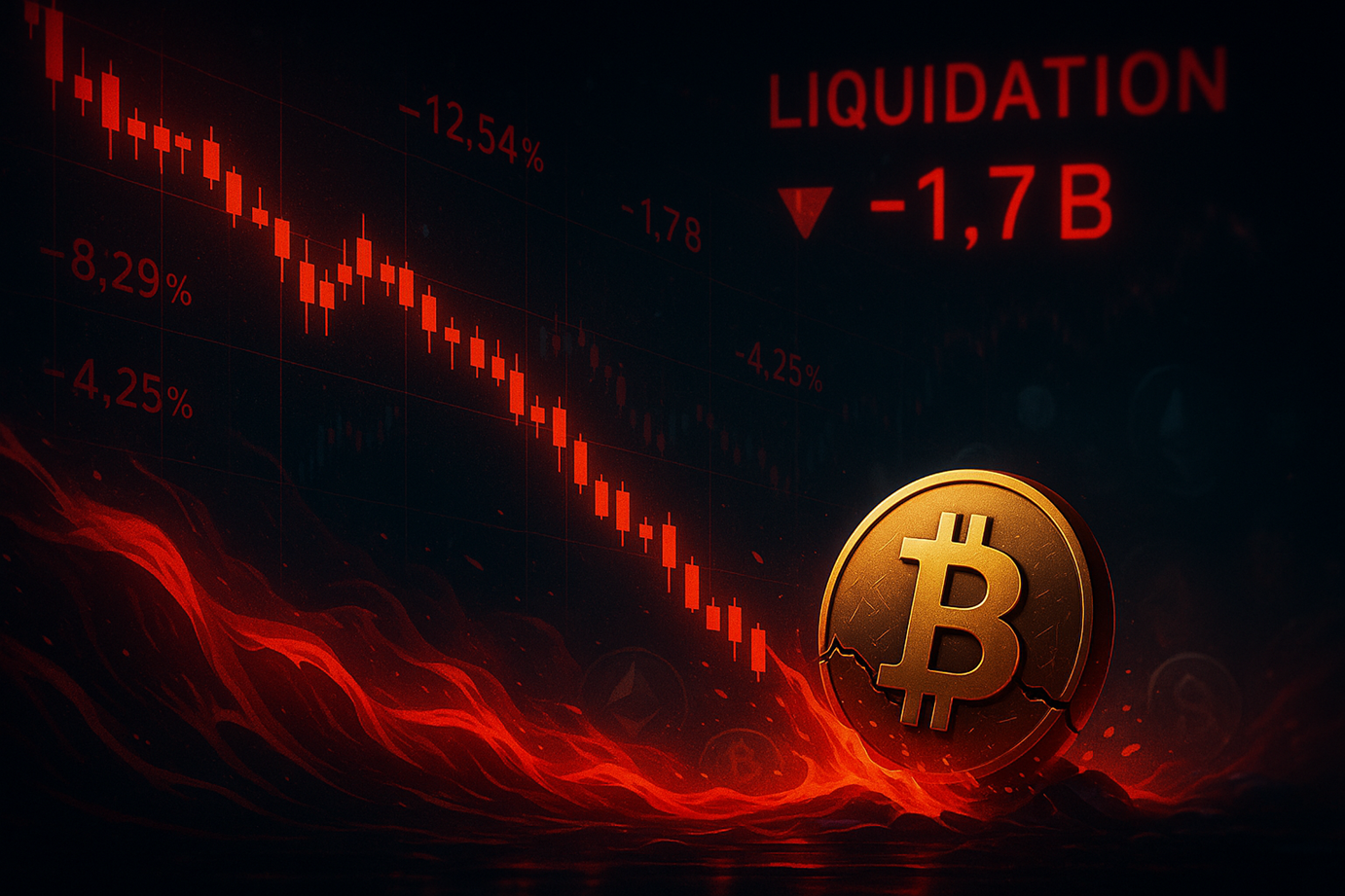 Crypto sees $ 1.7 billion in Bitcoin crashes with $ 112k