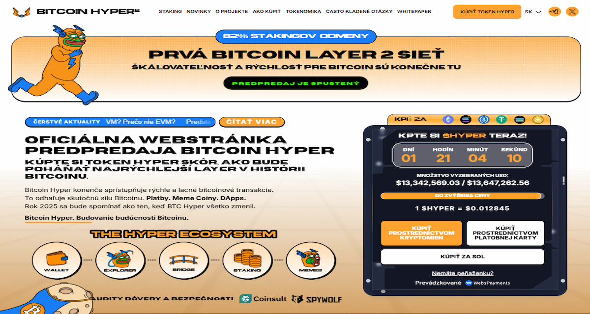 Bitcoin Hyper HYPER Bitcoinová L2 so SVM a ZK rollupmi