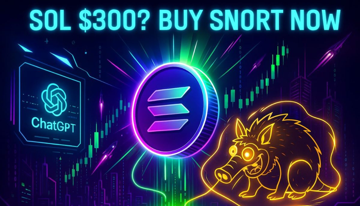 ChatGPT Says Solana Aims for $300 by the End of 2026, Makes Snorter Token Presale Viral