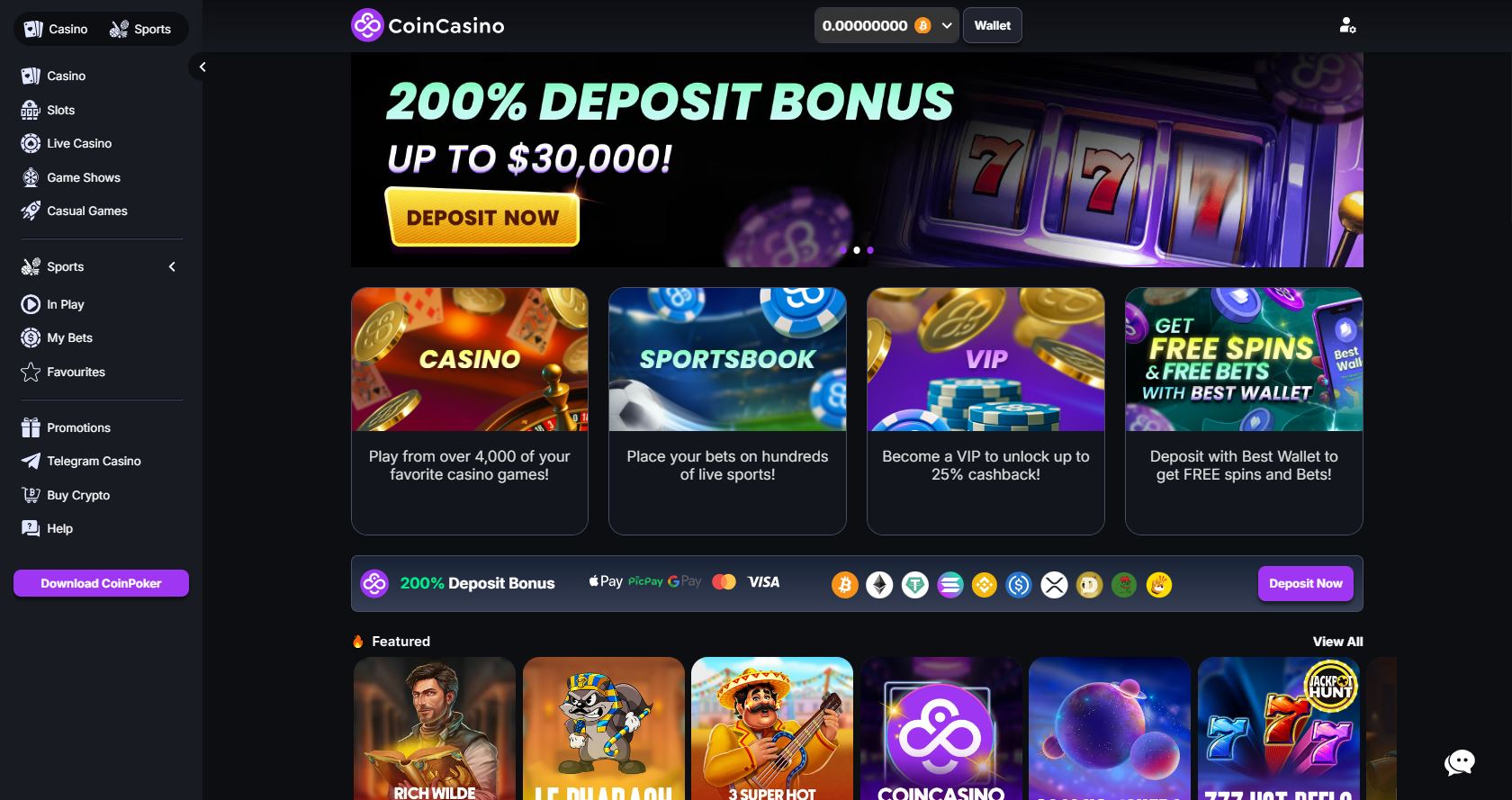 online casino bonus za registraci bez vkladu – CoinCasino