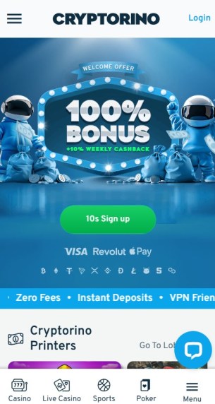 Cryptorino storna główna