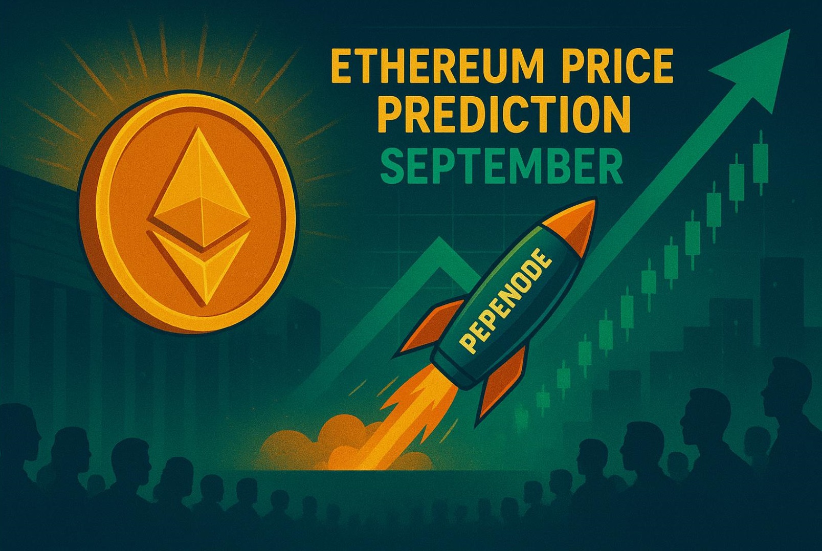 Ethereum Price Prediction for September Comes In as Pepenode Looks Like the Next 1000x Crypto