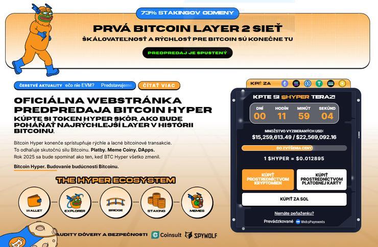 Bitcoin hyper predpredaj