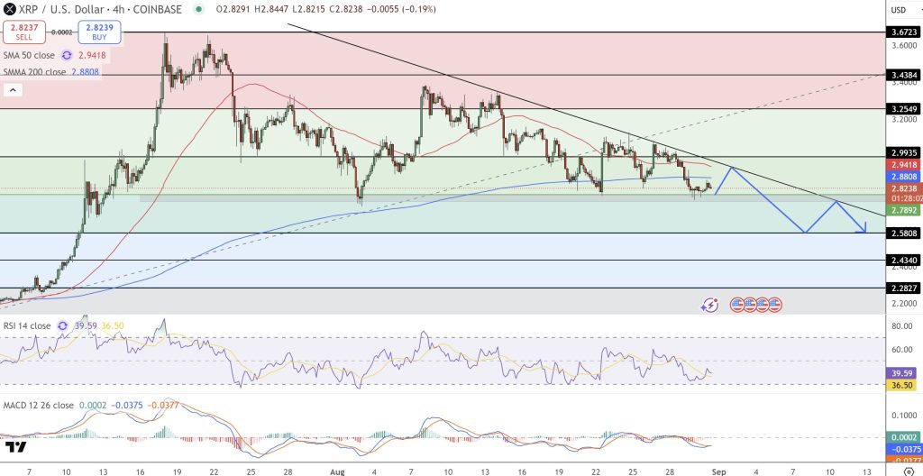 XRP価格予測：テクニカル展望