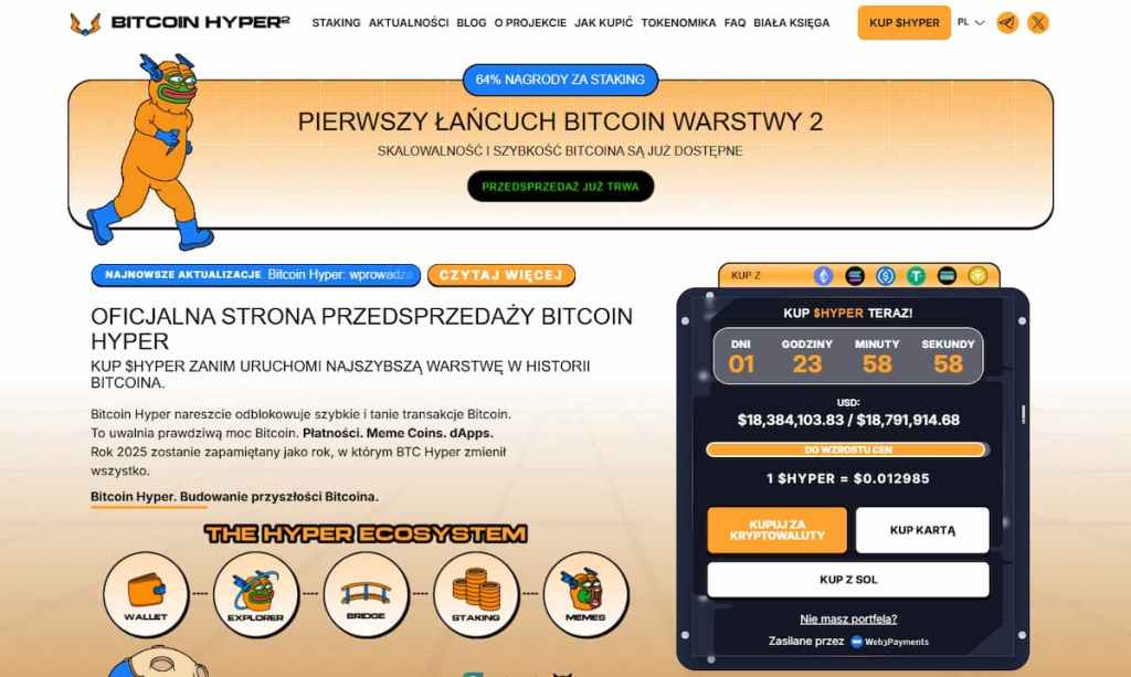 Bitcoin Hyper: ambitny altcoin warstwy 2