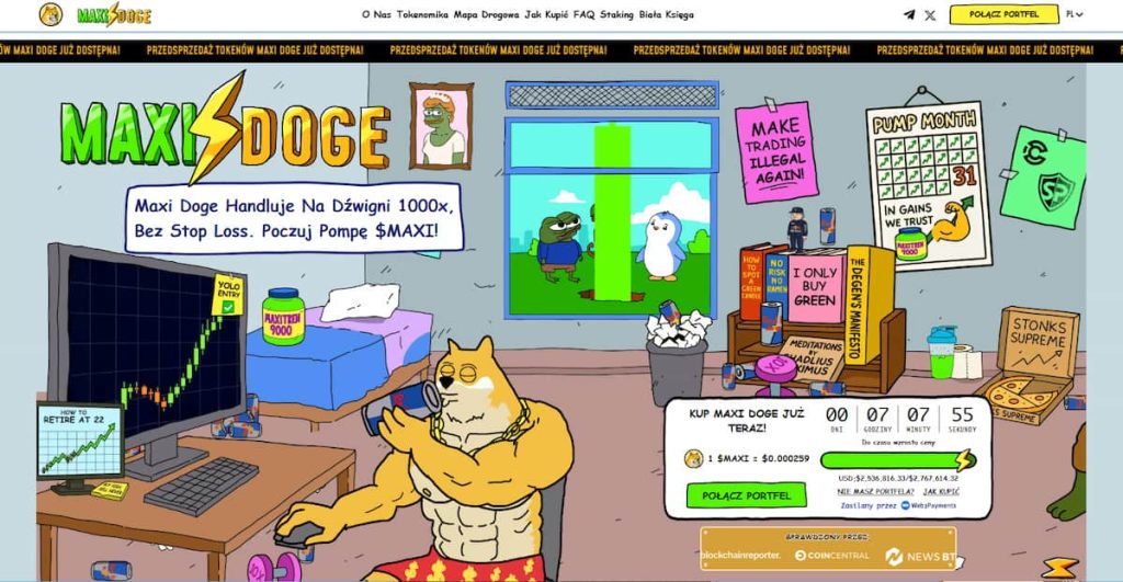 Maxi Doge (MAXI): Meme Coin z prawdziwą ekonomią tokenów