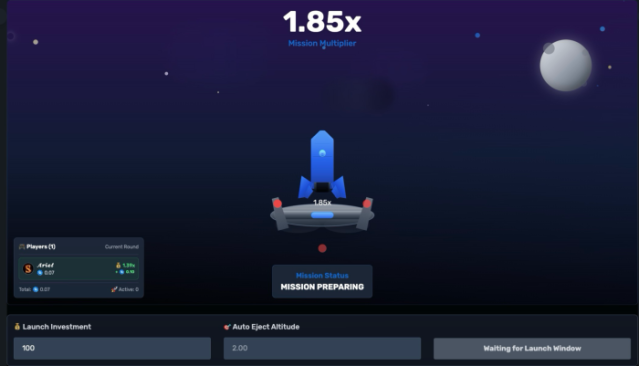 SkinsLuck crash game.