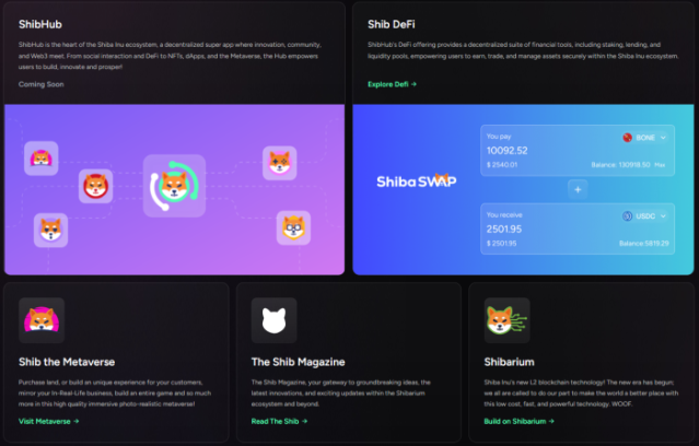 Shiba Inu has evolved from a simple meme coin to a whole ecosystem with utility.