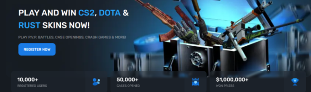 Skinsluck csgo gambling site.