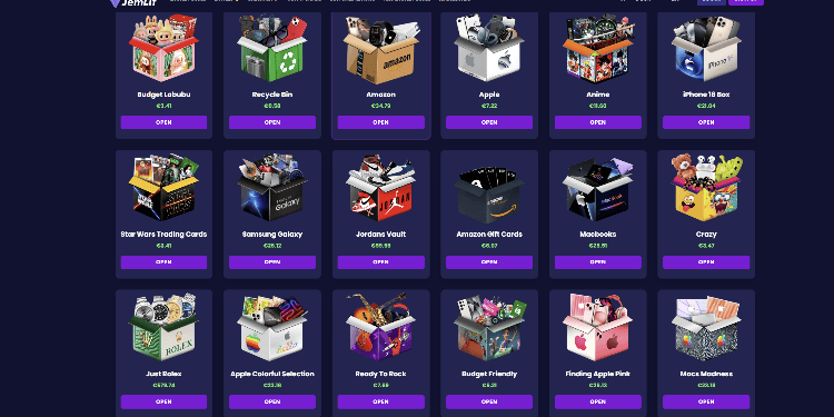 JemLit mystery box paslapčių dėžutės