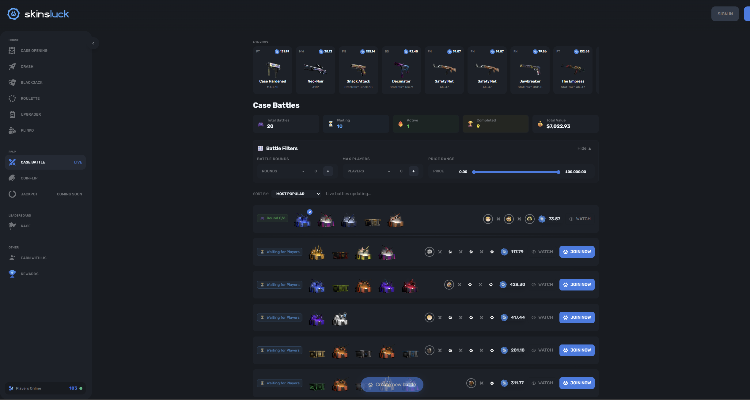 Skinsluck dėžių atidarymai