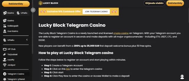 lucky block telegram casino kryptoilla