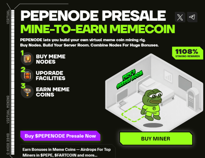PepeNode presale