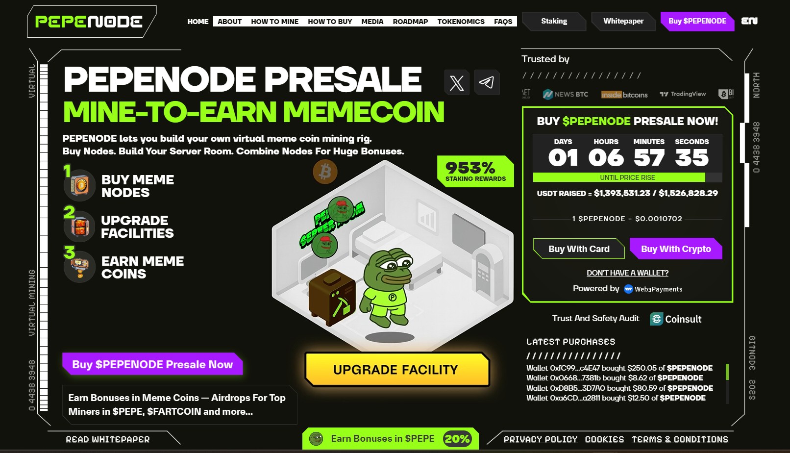 PEPENODE Coin Presale