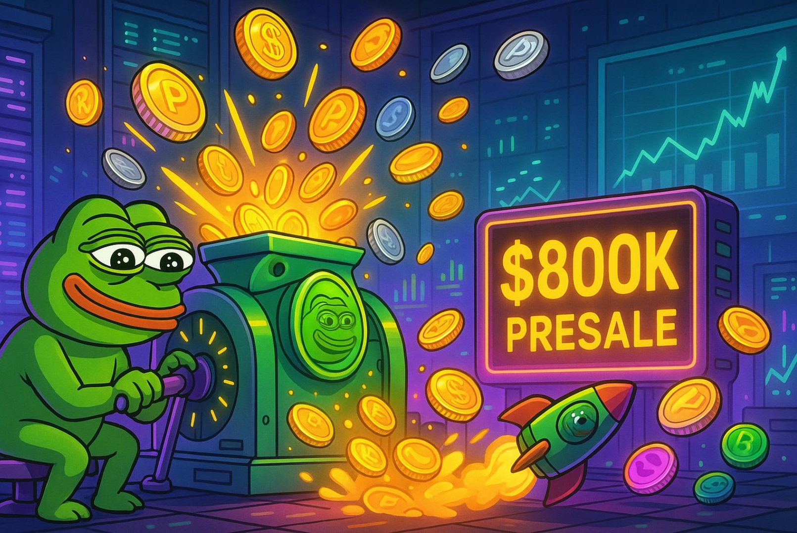 Pepenode’s Presale Reaches $800K As It Allows Users to Create Virtual Crypto Mining Rigs