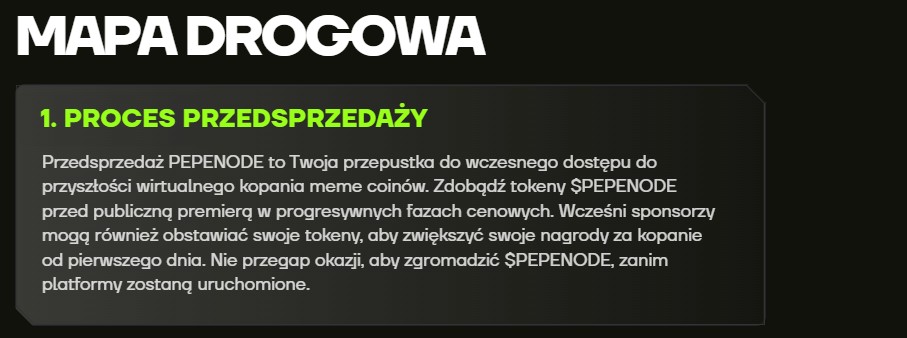 PEPENODE przedsprzedaż
