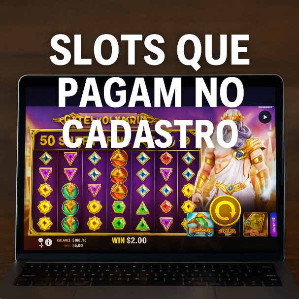 Slots que pagam no cadastro