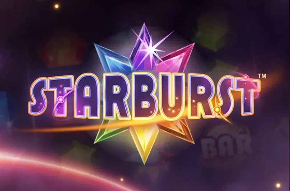 Tela do slot Starburst (NetEnt)