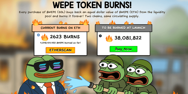 WEPE pereina iš banginių dominuojamo Ethereum į sąžiningą Solana