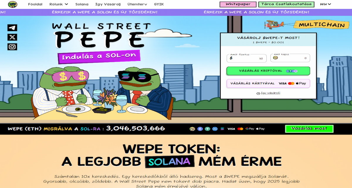 WEPE (Wall Street Pepe)