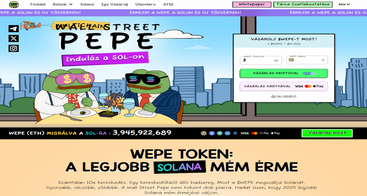 Wall Street Pepe (WEPE)