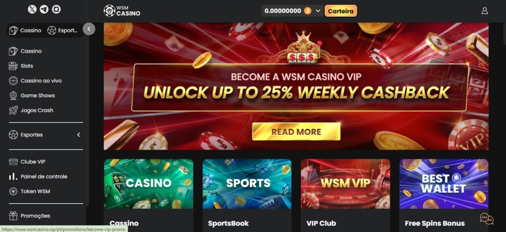 WSM Casino é Ideal Para Jogadores Adeptos de Criptomoedas