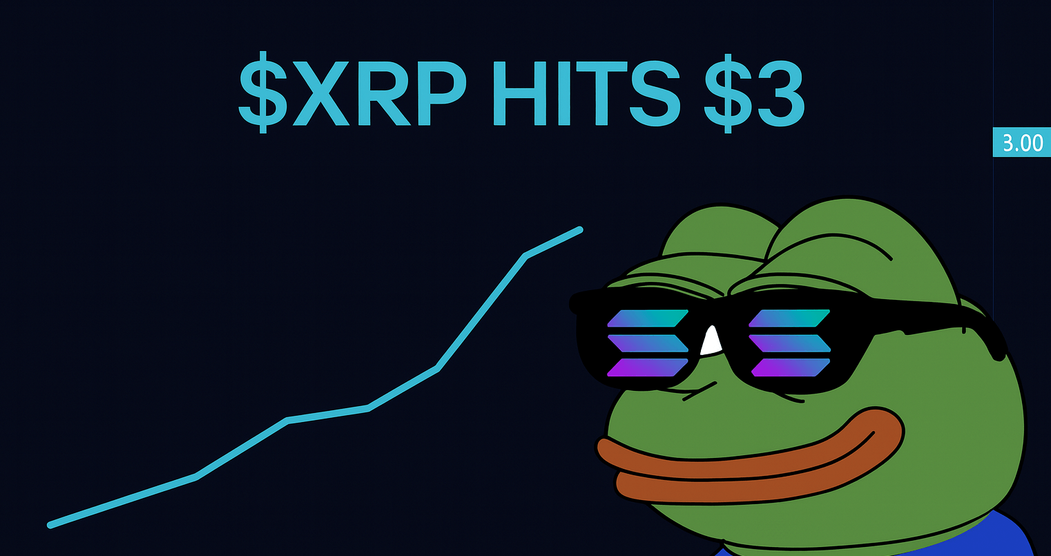 $XRP Nears ATH as ETF Approval Odds Hit 93%; Wall Street Pepe Scales on Solana