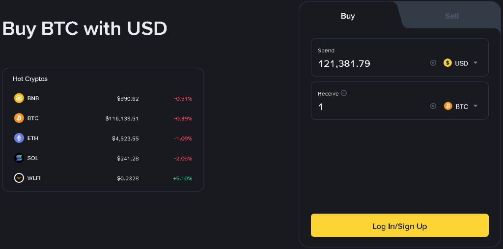 Як купити Binance безпосередньо на Binance