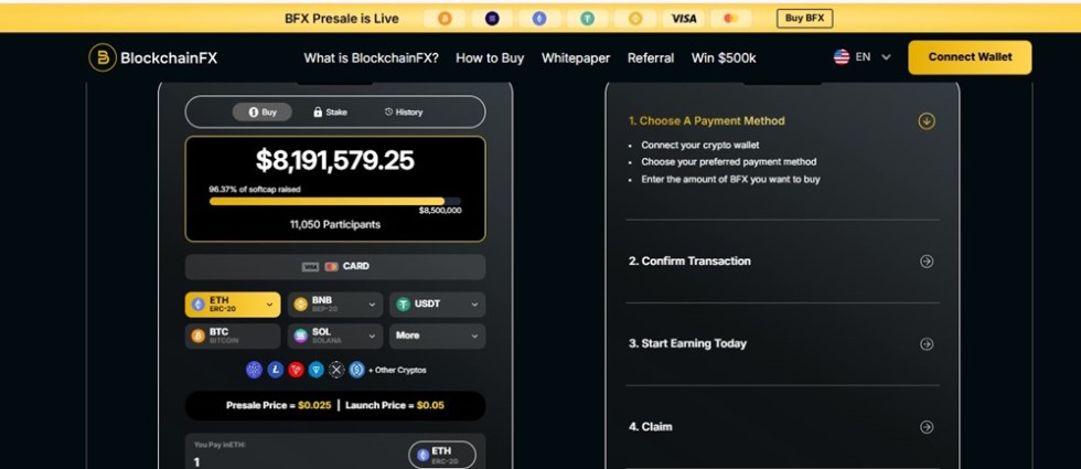 詳細なBlockchainFX ($BFX) の価格分析