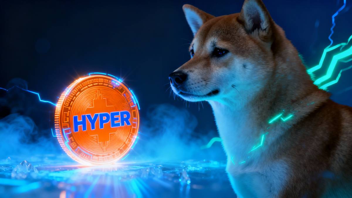 ภาพวาฬคริปโตทิ้งเหรียญ Shiba Inu เพื่อไปลงทุนใน Bitcoin Hyper