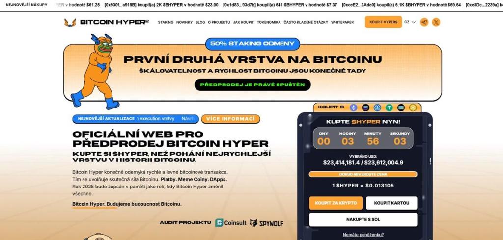 Bitcoin Hyper – nový milník v digitální ekonomice