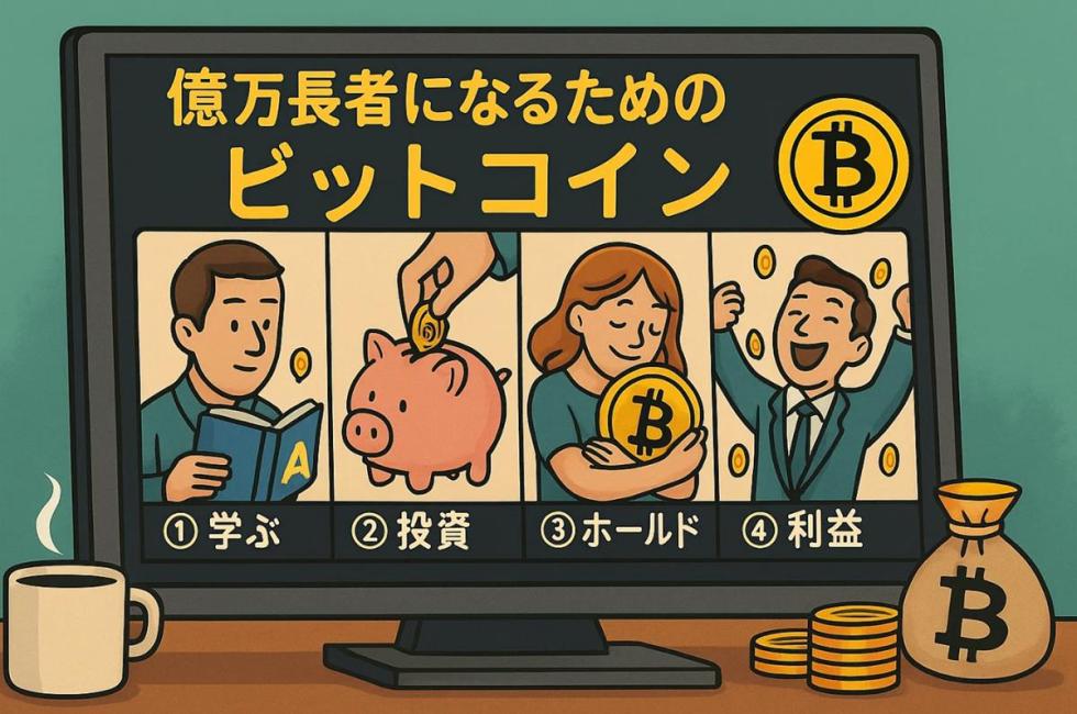 ビットコイン億万長者になる方法をAIが解説