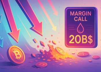 Krach crypto : près de 20 Md $ de positions liquidées en quelques heures — graphique des mouvements