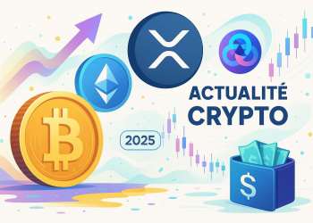 Infographie : MiCA 2025, impact réglementaire sur XRP et Aster, comparatif avec BTC et ETH.