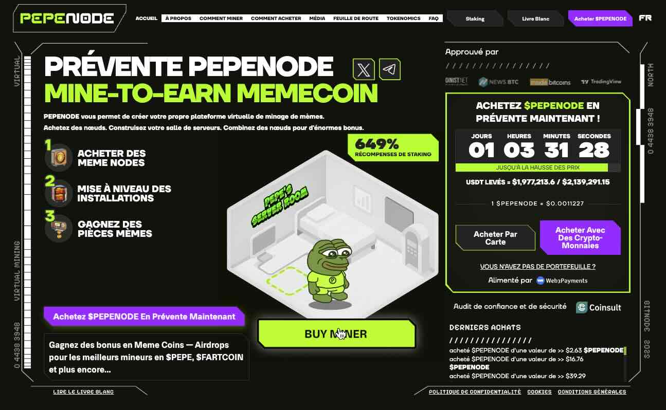 Acheter PepeNode