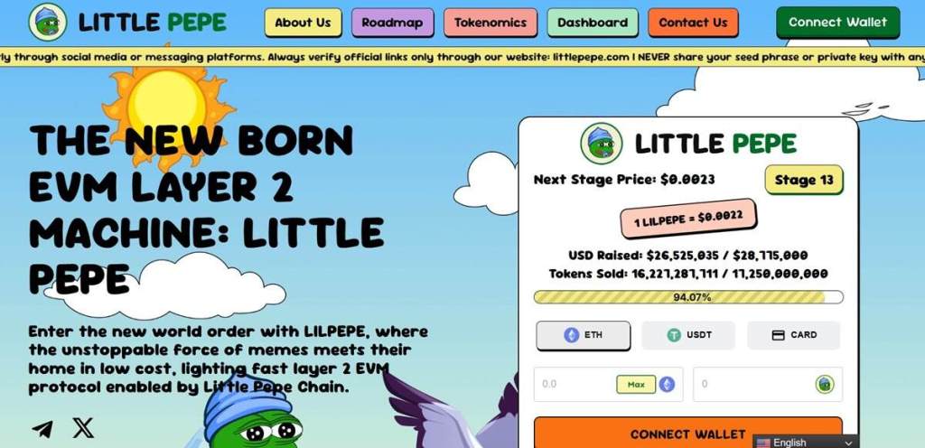 8. Little Pepe (LILPEPE)
