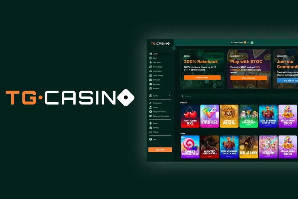 شعار منصة TG.Casino
