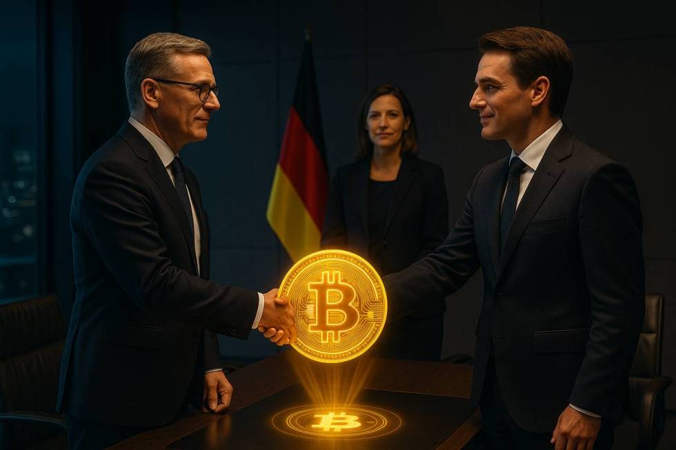 ผู้บริหารฟินเทคเยอรมนีจับมือดีลใหญ่ซื้อ Bitcoin