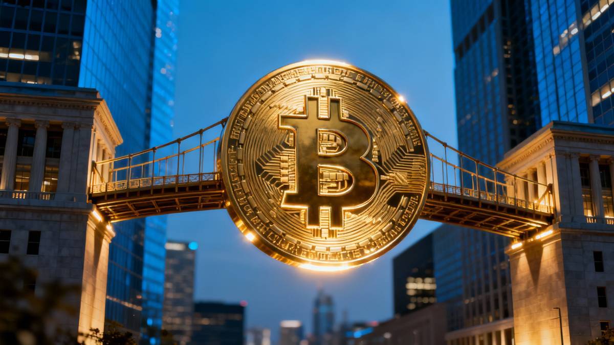 Bitcoin ส่องสว่างสร้างสะพานเชื่อมไปยังตึกของสถาบันการเงิน สะท้อนถึงการลงทุนใน Altcoin ที่กำลังจะตามมา