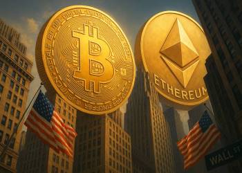 Bitcoin และ Ethereum เหนือวอลล์สตรีท สะท้อนครองตลาดคริปโต
