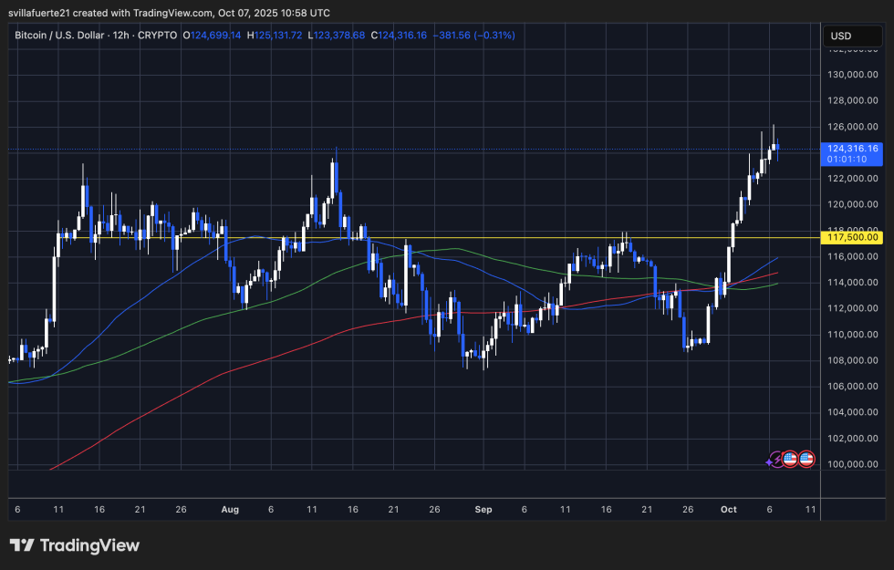 BTC To View the Unlocked Field | Source: BTCusDT chart on TradingView Sell