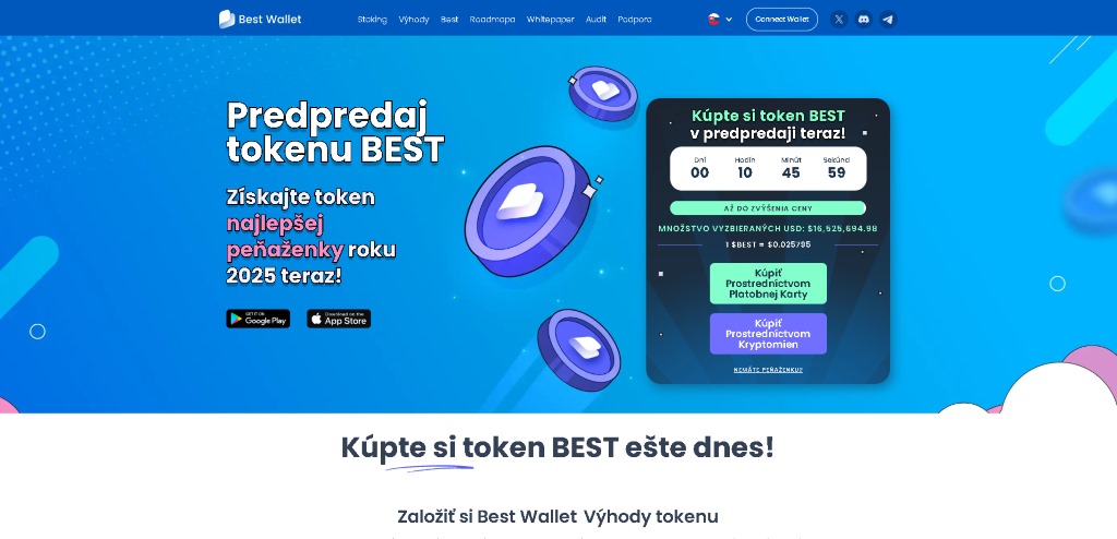 Best Wallet Token DeFi ekosystém a odmeny za držbu